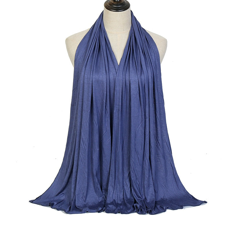 Load image into Gallery viewer, Cotton jersey scarf and veil Suitable for Muslim women soft and cottony elegant and covert all the colors
