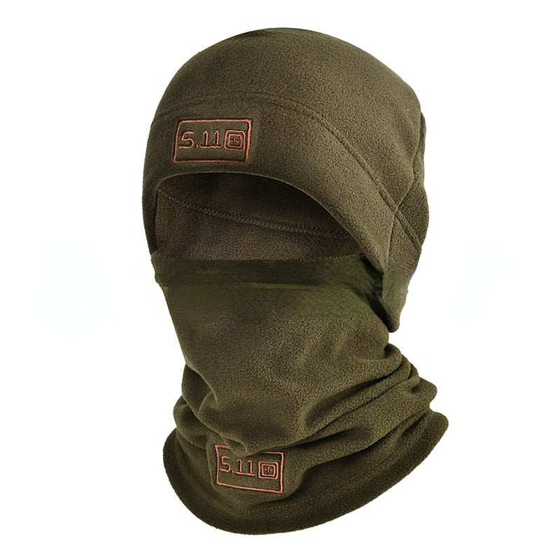 Load image into Gallery viewer, Winter full head cover, covers and warms the neck, made of wool. Military style 5_colors
