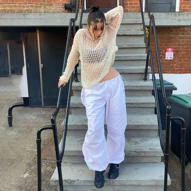Load image into Gallery viewer, Women's casual loose-fitting sports pants with wide legs, elegant fashion
