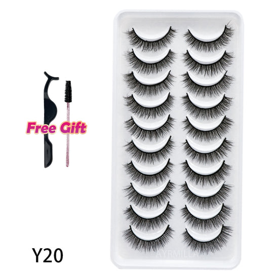 5/10 Pairs 3D Mink Lashes Dramatic Natural Lashes