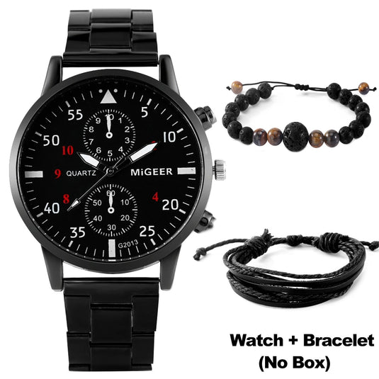 Men's watch proud, business men and occasions. Sora of controversy brown Comes with matching watch accessories