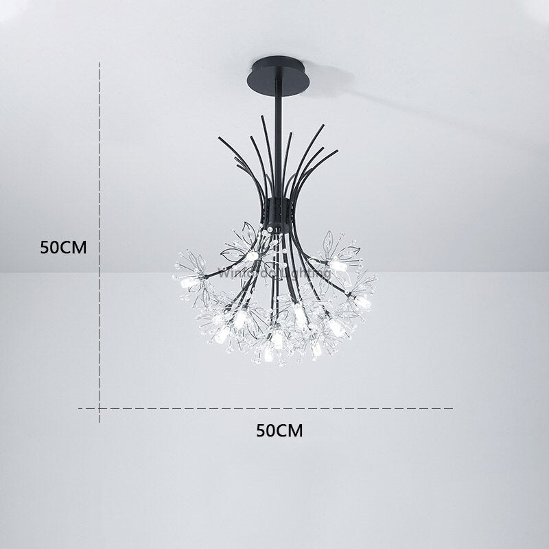 Load image into Gallery viewer, Luxurious chandelier for your home from crystal Latest shapes 2022 Two colors black and white
