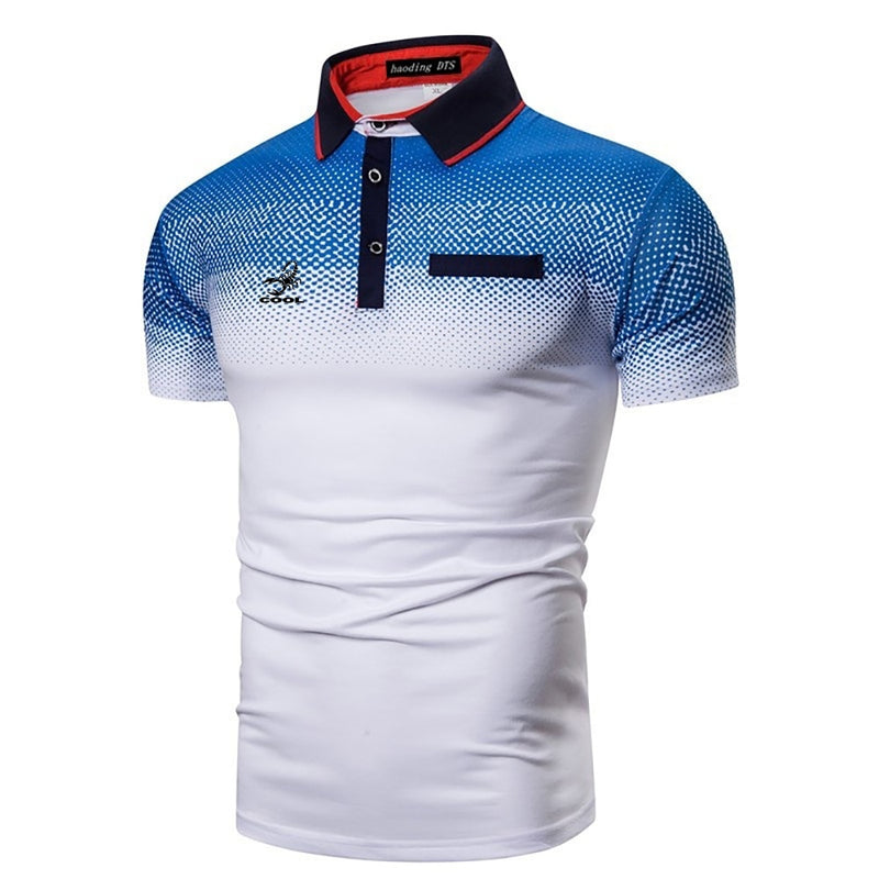 Load image into Gallery viewer, Summer fashion polo shirts, short sleeves, lapel, all colors
