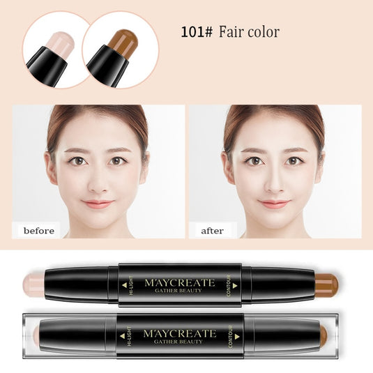 1 in 2 Contour Pencil Face Liner , Concealer A long-lasting pen that conceals dark circles