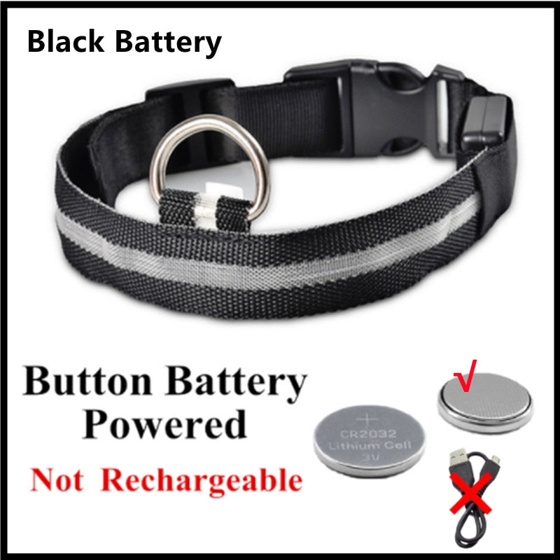 Load image into Gallery viewer, dog collar LED lights in different colors To not lose your dog All colors and sizes
