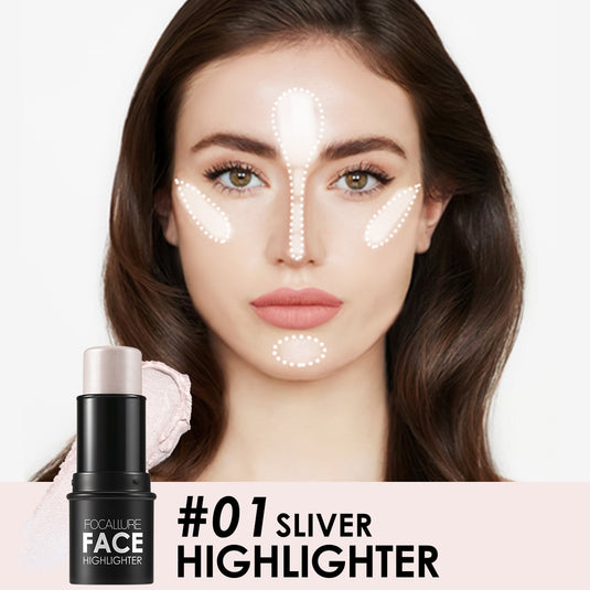 FOCALLURE makeup shimmer highlighter contour & bronzer creamy shimmer powder glitter contour stick