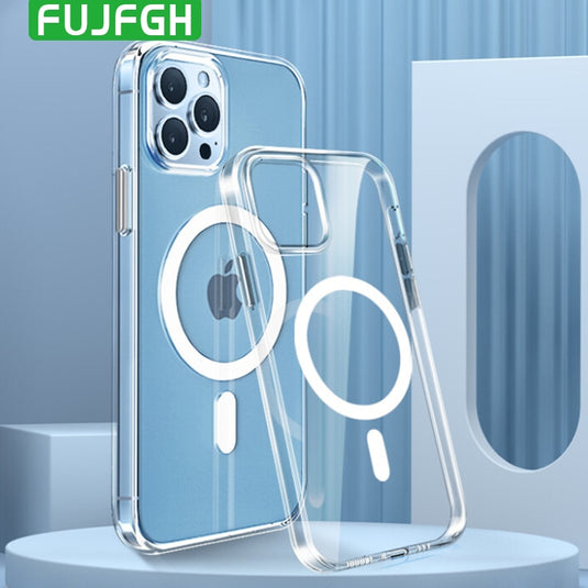 Mobile cover, magnetic wireless charging, for all iPhones