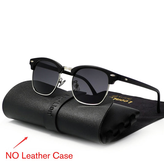 Classic sunglasses without a frame for men in luxurious colors