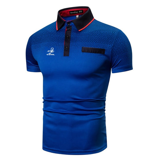 Summer fashion polo shirts, short sleeves, lapel, all colors