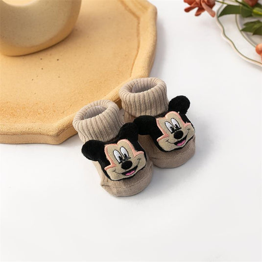 Newborn baby socks. soft cotton anti slip cute animal shapes
