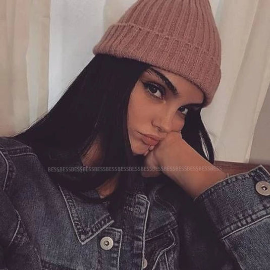 winter hat for women of wool Warm for the winter and covers the ears 5_colors