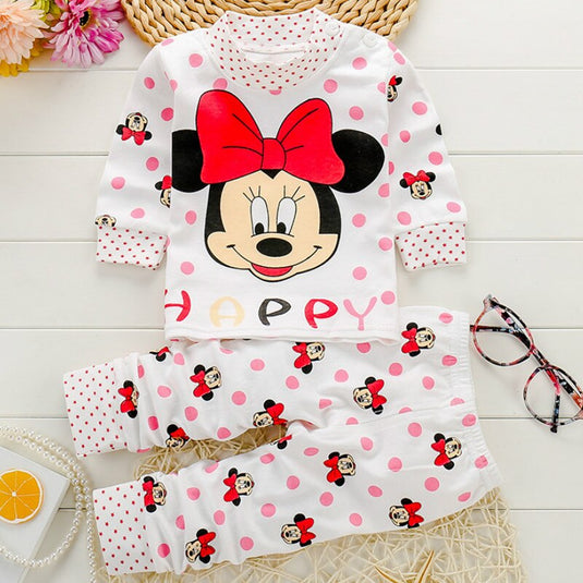 0-2 years baby clothing set newborn cotton winter clothes for boys and girls 2 pieces
