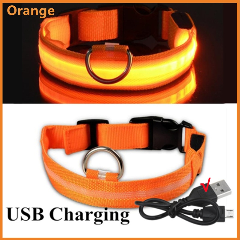 Load image into Gallery viewer, dog collar LED lights in different colors To not lose your dog All colors and sizes
