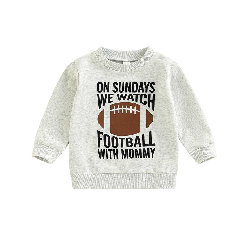 Load image into Gallery viewer, Winter blouse for the baby for the little one cute football drawing For age: 2T_6T
