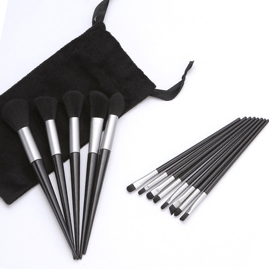 13pcs fluffy soft makeup brush set for cosmetics, blusher and eyeshadows