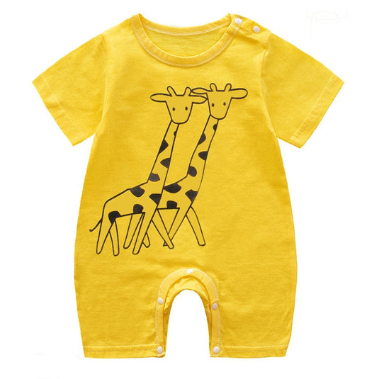 Baby summer clothes, short, one piece, cute picture, all colors