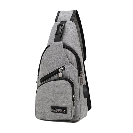 Luxury men's back bag  For school and university use Placed on one shoulder It has a mobile charger 15 colors