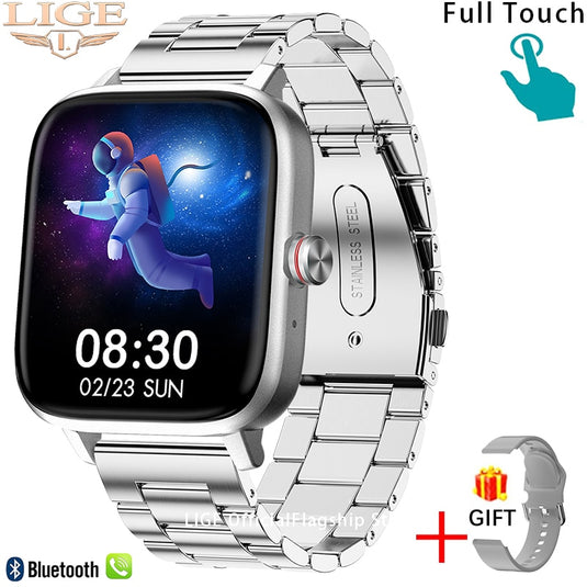 Smart watch for women, works with Bluetooth, for all mobile systems IOS, ANDROID, water resistant
