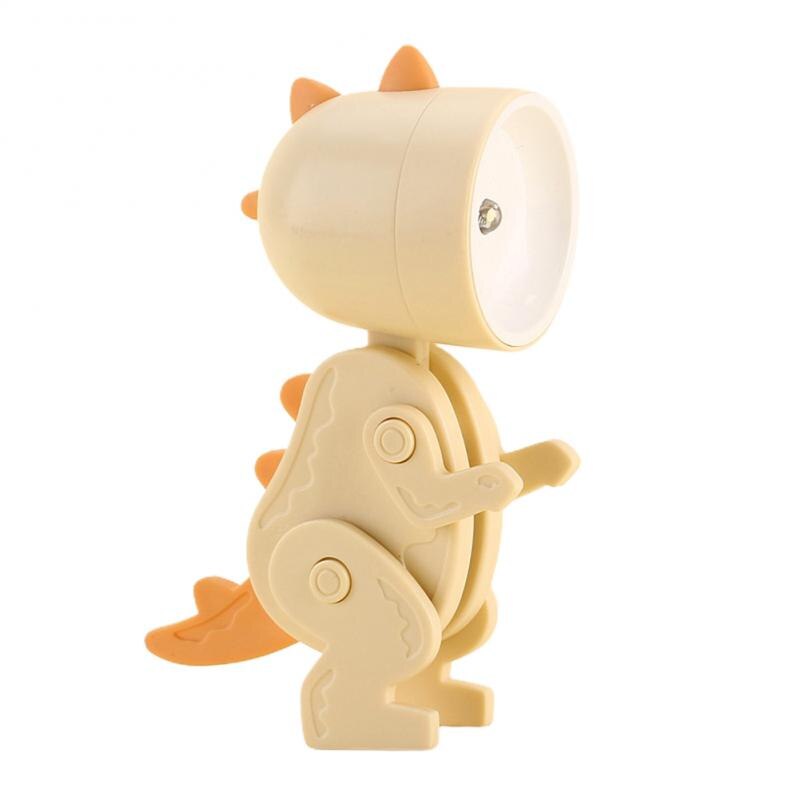 Load image into Gallery viewer, LED Night Light Mini Folding Desk Lamp Cute Pet Lights Dog Deer Dinosaur Flower Portable Night Light Student Living Room Decor
