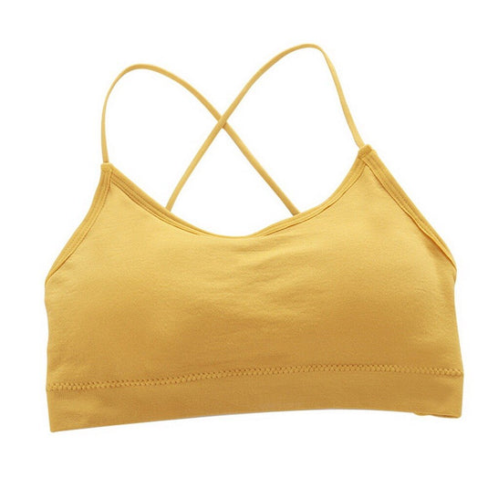 women sports padded gym underwear elastic running fitness yoga underwear