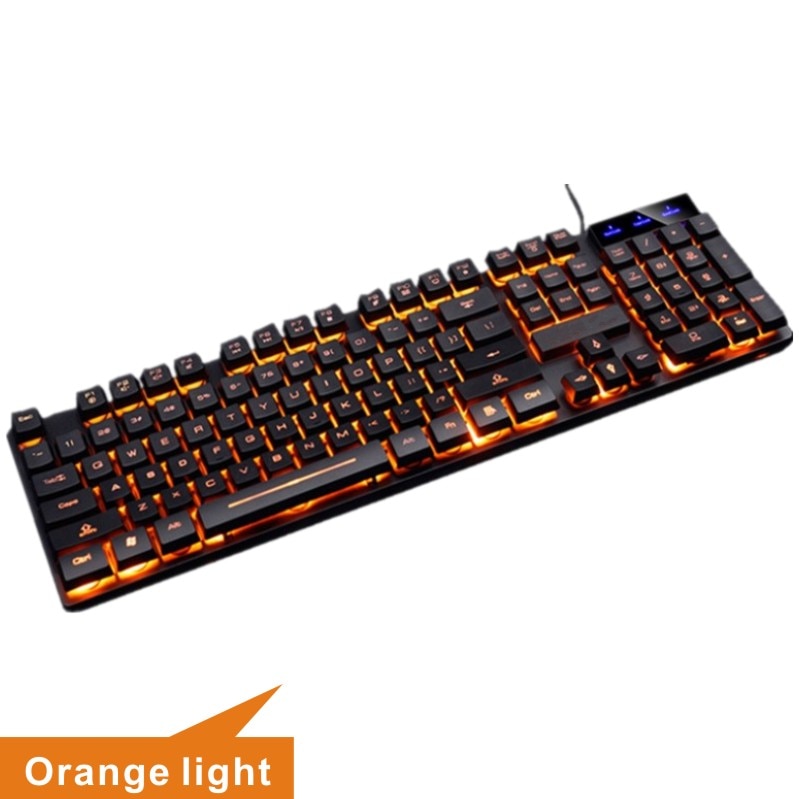 Load image into Gallery viewer, RGB Backlit Gaming Gamer Keyboard For PC Computer Desktop Laptop LED Luminous Mechanical Waterproof USB Wired Ergonomic Keyboard
