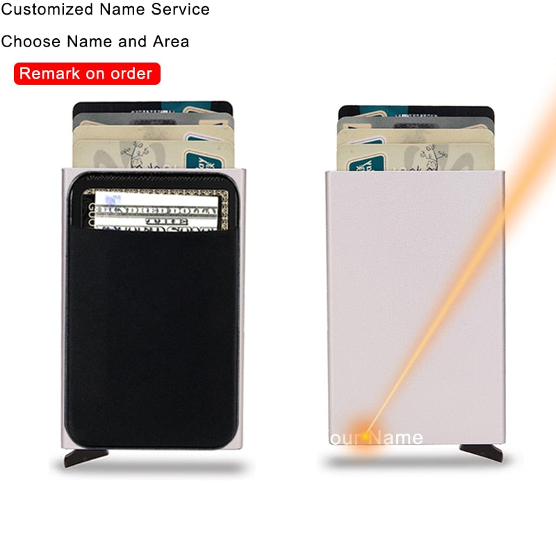 Load image into Gallery viewer, smart wallet Fits all your cards made of steel All colors are there
