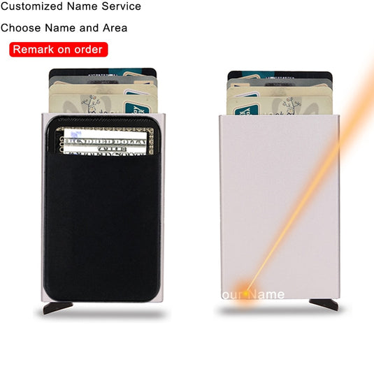smart wallet Fits all your cards made of steel All colors are there
