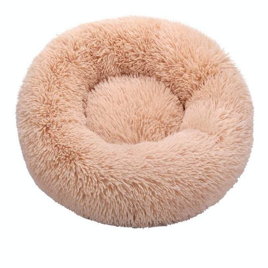 pet bed Round soft fur Cats and dogs sleep on it Different sizes 8_colors