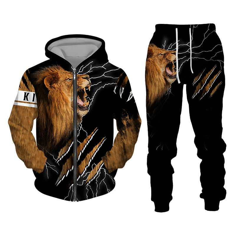 Load image into Gallery viewer, Luxurious pajama set for men winter outfit with a 3D image Each piece can be purchased separately all measurements
