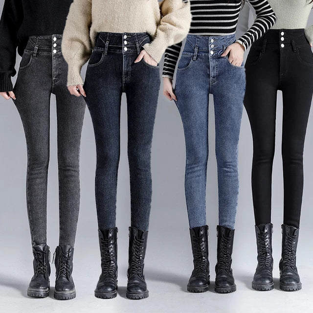 Load image into Gallery viewer, ZOENOVAJeans For Women beautiful ،latest fashion Velvet and warm in winter 8 colors

