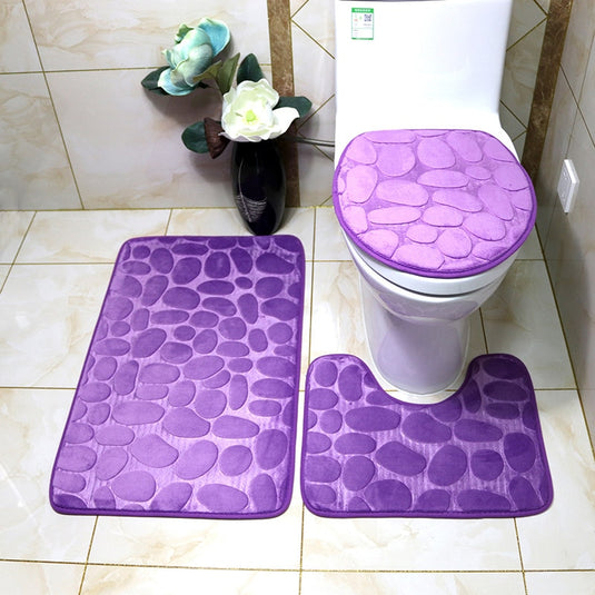 A set of three saddlebags Non-slip, water absorbent cobbled colors_12.