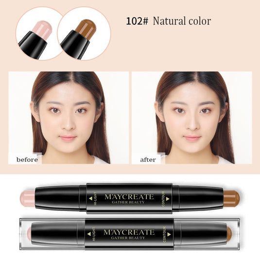 1 in 2 Contour Pencil Face Liner , Concealer A long-lasting pen that conceals dark circles