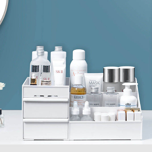 Large capacity cosmetic storage box with drawers and make your cosmetics tidy