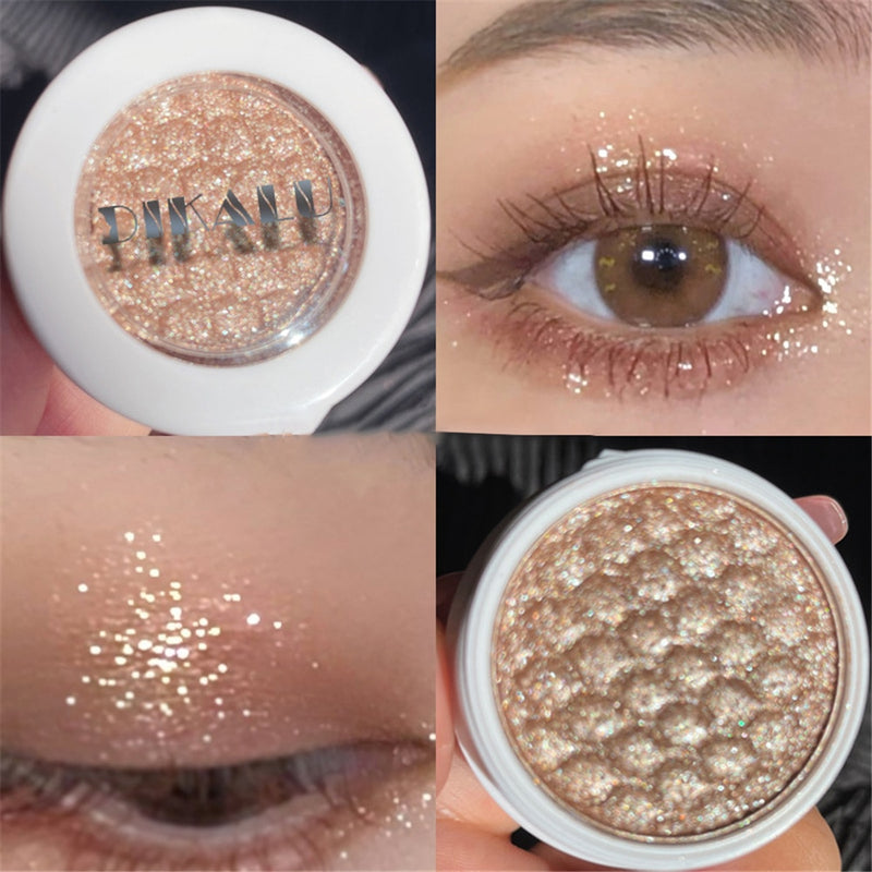 Load image into Gallery viewer, Gorgeous shimmer diamond eyeshadow palette, long lasting shine and can be used as highlighter
