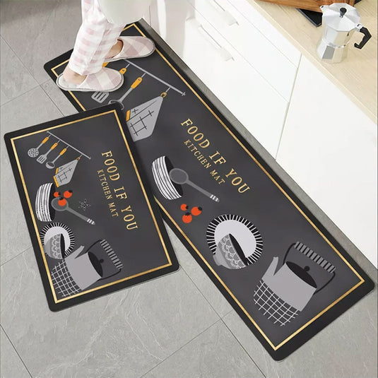 Fashion simple Scandinavian style kitchen rug