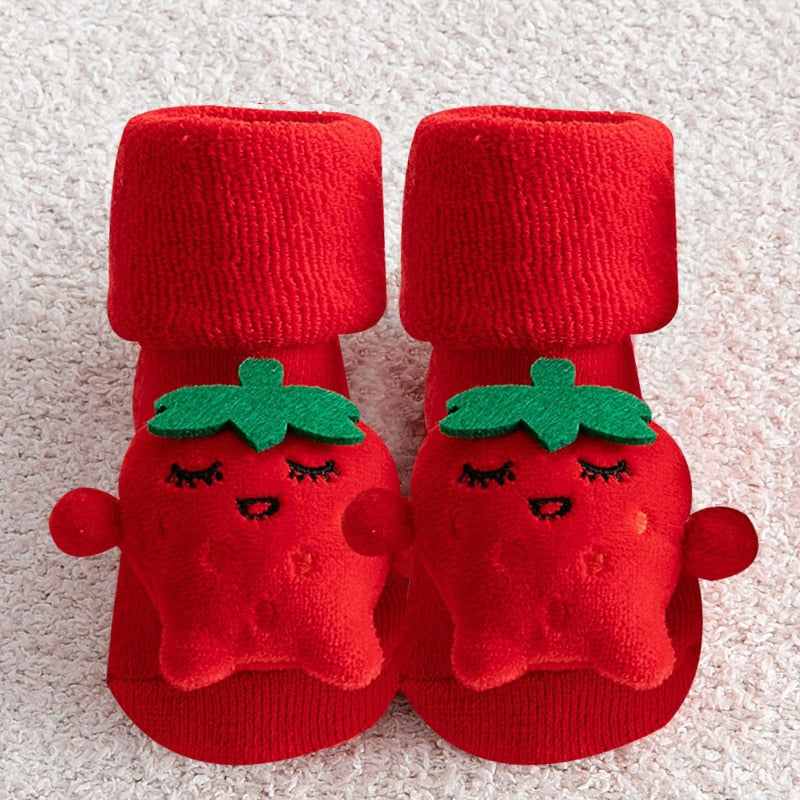 Load image into Gallery viewer, Soft socks for newborns Made of cotton, non-slip Suitable for Christmas
