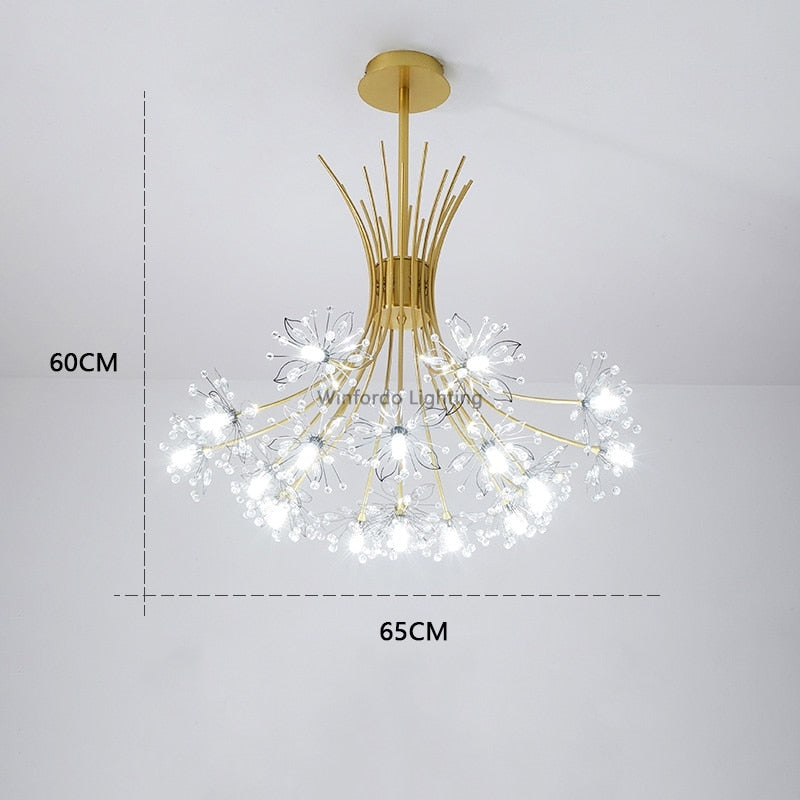 Load image into Gallery viewer, Luxurious chandelier for your home from crystal Latest shapes 2022 Two colors black and white
