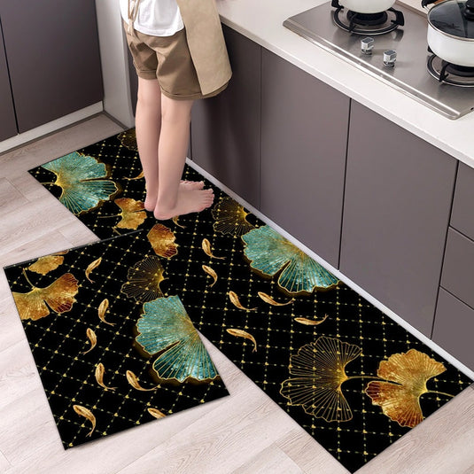 Fashion simple Scandinavian style kitchen rug