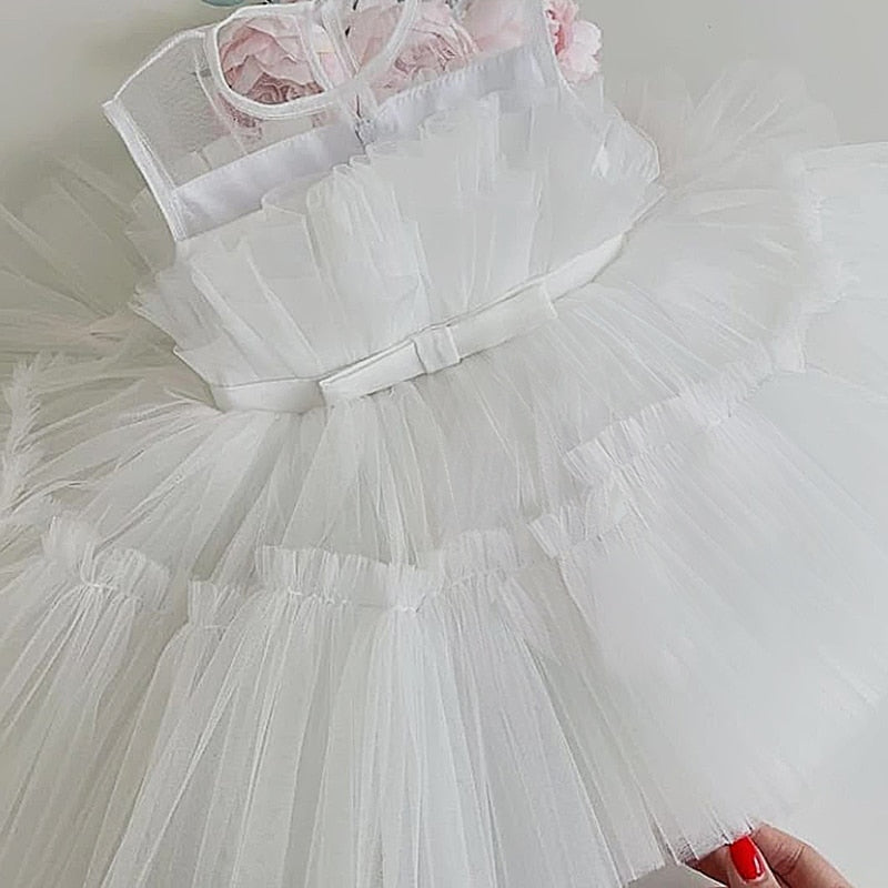 Load image into Gallery viewer, Dresses for baby girls, suitable for birthdays and baptisms Suitable for ages: 1" 2" 3 all sizes
