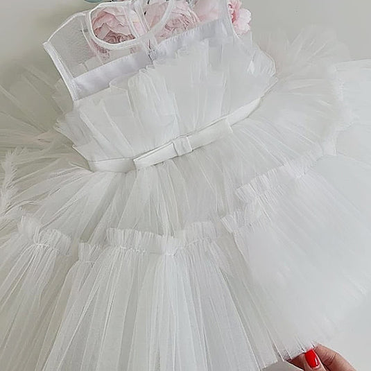 Dresses for baby girls, suitable for birthdays and baptisms Suitable for ages: 1" 2" 3 all sizes