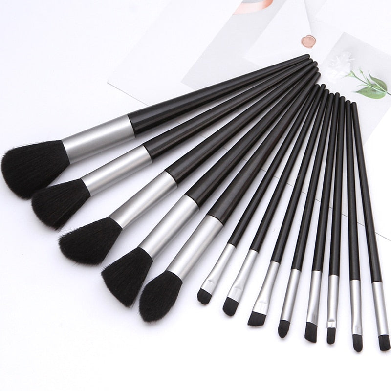 Load image into Gallery viewer, 13pcs fluffy soft makeup brush set for cosmetics, blusher and eyeshadows
