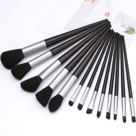 13pcs fluffy soft makeup brush set for cosmetics, blusher and eyeshadows