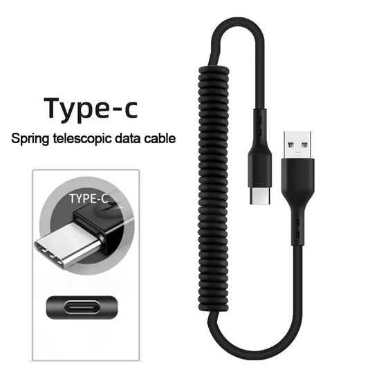 40W 5A USB Type C Micro USB Data Cable Fast Charging Android Phone USB for Cars