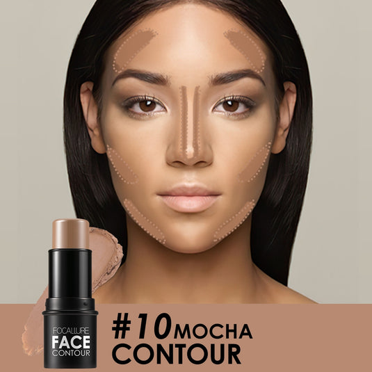 FOCALLURE makeup shimmer highlighter contour & bronzer creamy shimmer powder glitter contour stick
