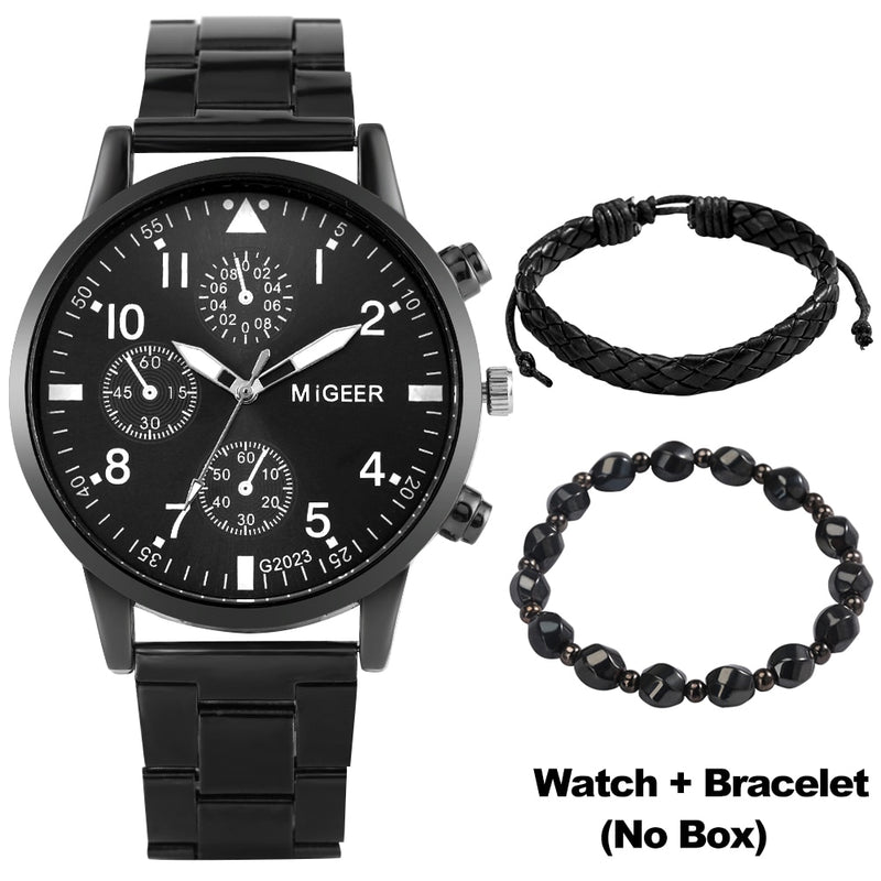 Load image into Gallery viewer, Men's watch proud, business men and occasions. Sora of controversy brown Comes with matching watch accessories
