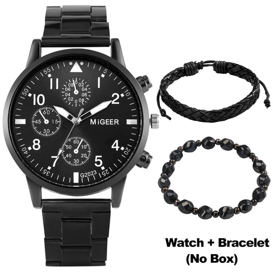 Men's watch proud, business men and occasions. Sora of controversy brown Comes with matching watch accessories