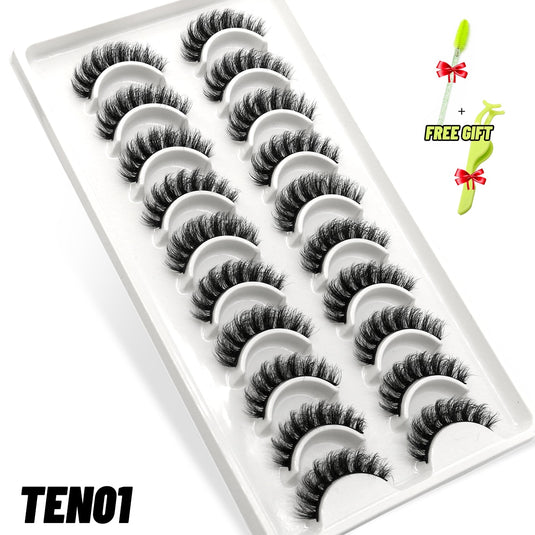 3D eyelashes are reusable, long and beautifully shaped