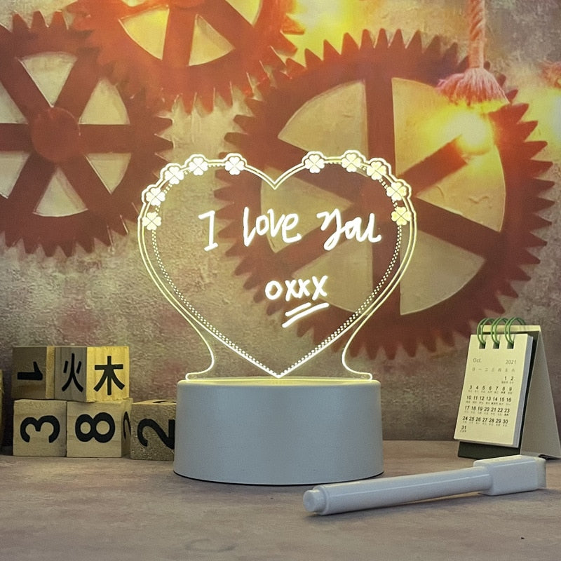 Load image into Gallery viewer, led panel light You can write and draw the things you love It works with usb For children, it is placed in the living rooms
