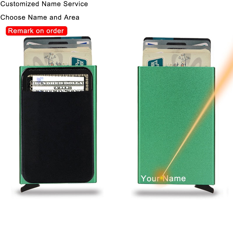 Load image into Gallery viewer, smart wallet Fits all your cards made of steel All colors are there
