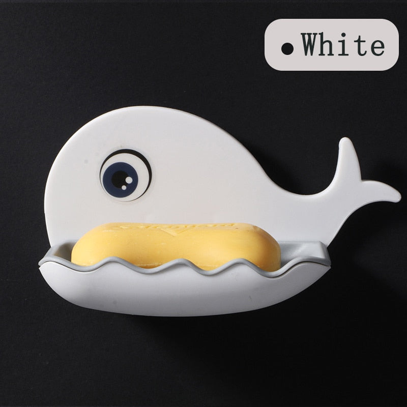 Load image into Gallery viewer, Wall-mounted soap dish for the bathroom or kitchen in the shape of a whale to complete the elegance of the house
